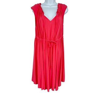 Torrid Mini Challis Tie-Front Skater Dress Size L